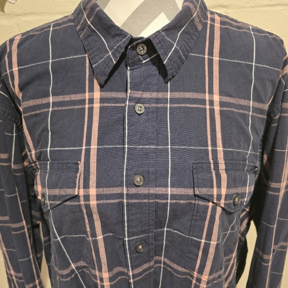 Wrangler Shirt Mens Size 2XL Plaid Button Down Flex For Comfort Cotton Blend. - Picture 4 of 10